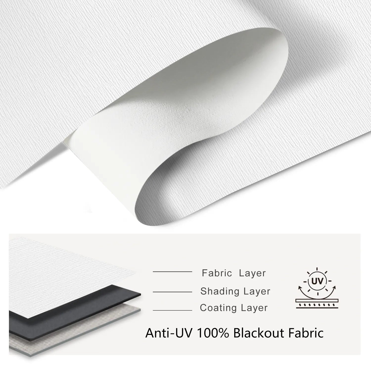 Bringnox Motorized Roller Shades 100% Blackout Treebark