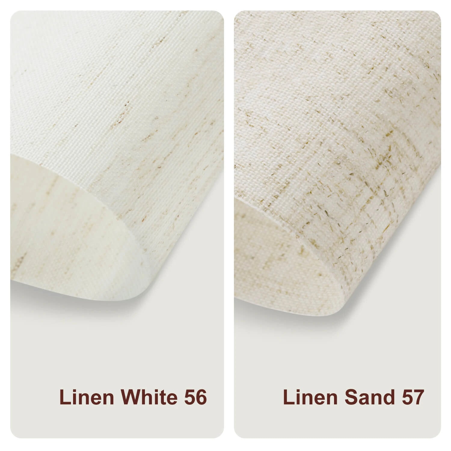 Motorized Light Filtering Roller Shades Linen