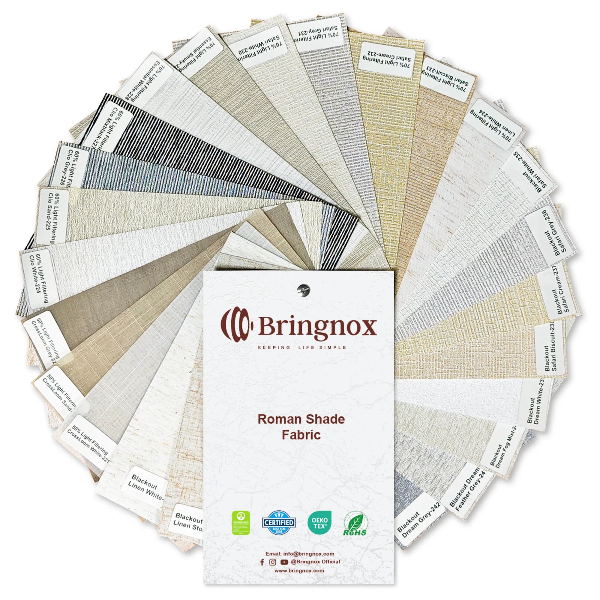 roman shades fabric samples