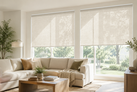 New home essentials in a bright modern living room