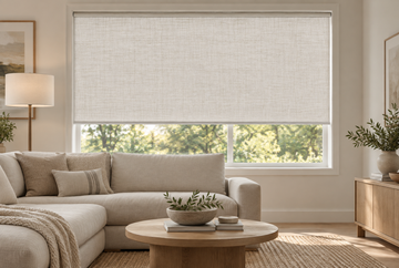 Modern roller shades balancing clean style and light control