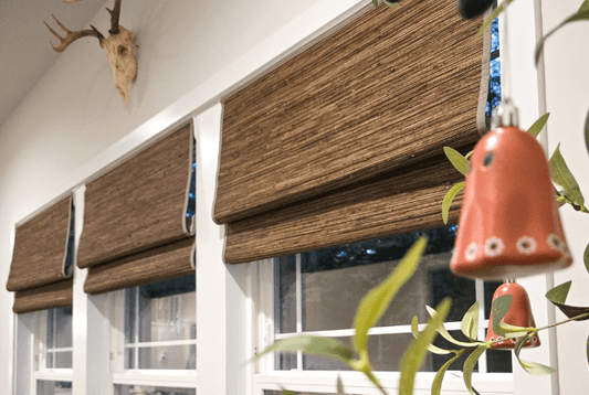 Woven Wood Blind makes the space beautiful