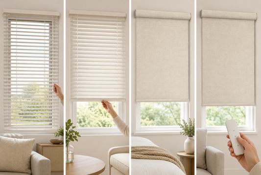 Corded, cordless, spring roller, and motorized blind lift systems