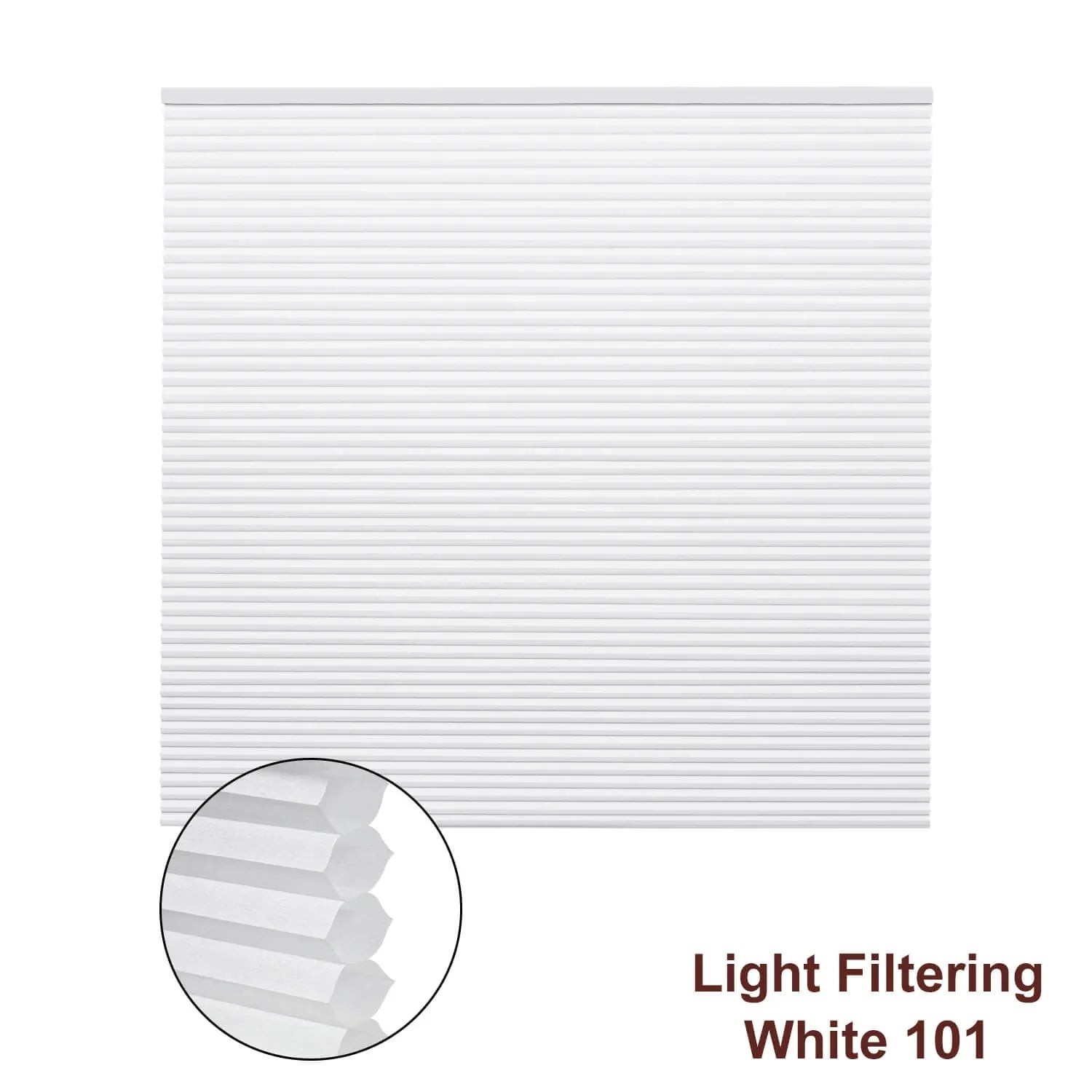 bringnox light filtering motorized cellular shades white