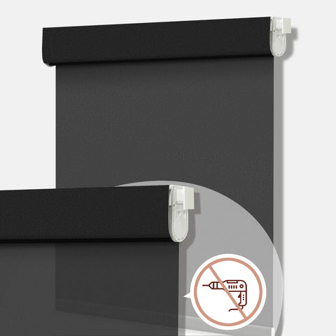 Bringnox No Drill Motorized Roller Shades 1%/3%/5% Openness Aventus