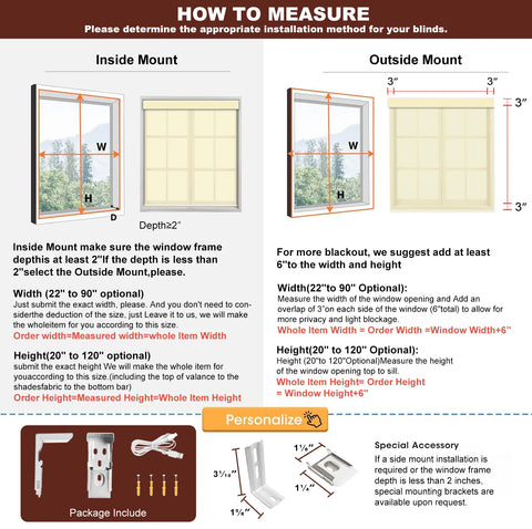 Bringnox Motorized Woven Wood Shades 50%/70%/100% Blackout Bamboo