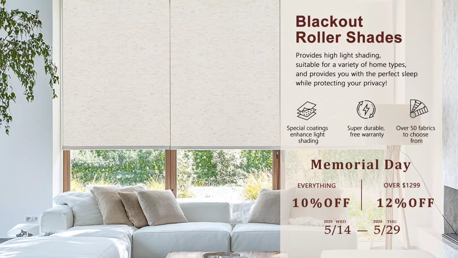 bringnox blackout roller shades