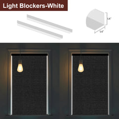 Bringnox Motorized Roller Shades 100% Blackout Cream