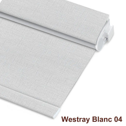 Bringnox No Drill Motorized Roller Shades 100% Blackout Westray