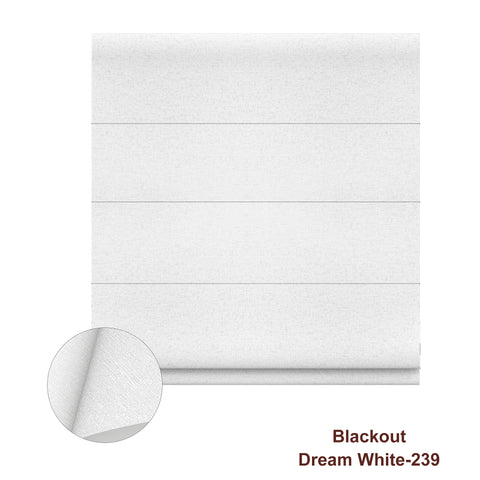 Bringnox 100% Blackout Motorized Roman Shades Dream