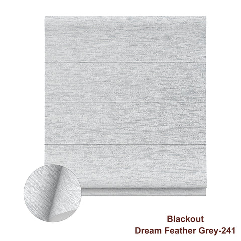 Bringnox 100% Blackout Motorized Roman Shades Dream