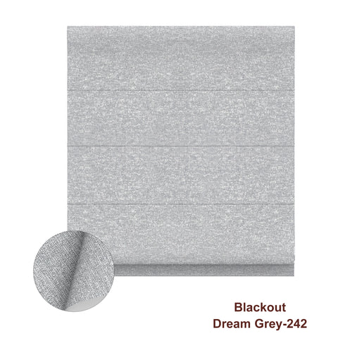 Bringnox 100% Blackout Motorized Roman Shades Dream