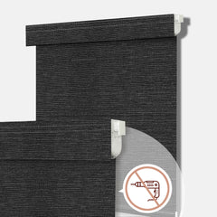 Bringnox No Drill Motorized Roller Shades 100% Blackout Baltimore