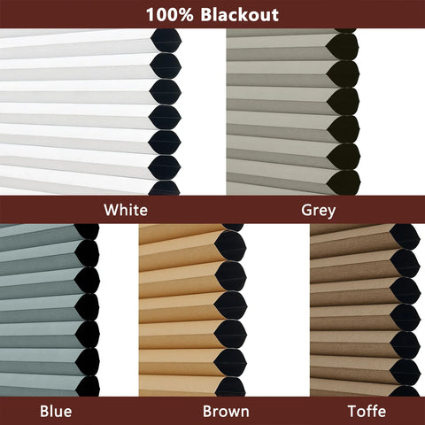 Bringnox Motorized Blackout Top Down Bottom Up Cellular Shades