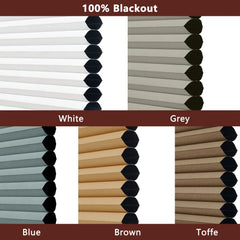 Bringnox Motorized Blackout Top Down Bottom Up Cellular Shades