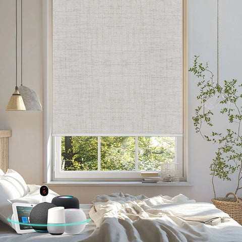 Bringnox Motorized Roller Shades 100% Blackout Vigor