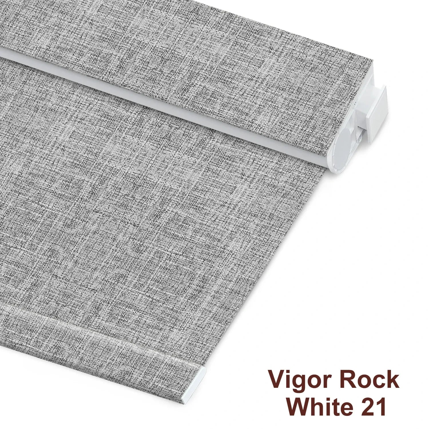 no drill blinds vigor rock white