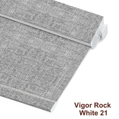 no drill blinds vigor rock white