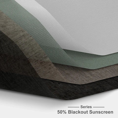 Bringnox Motorized Blinds Light Filtering Fabric Swatch