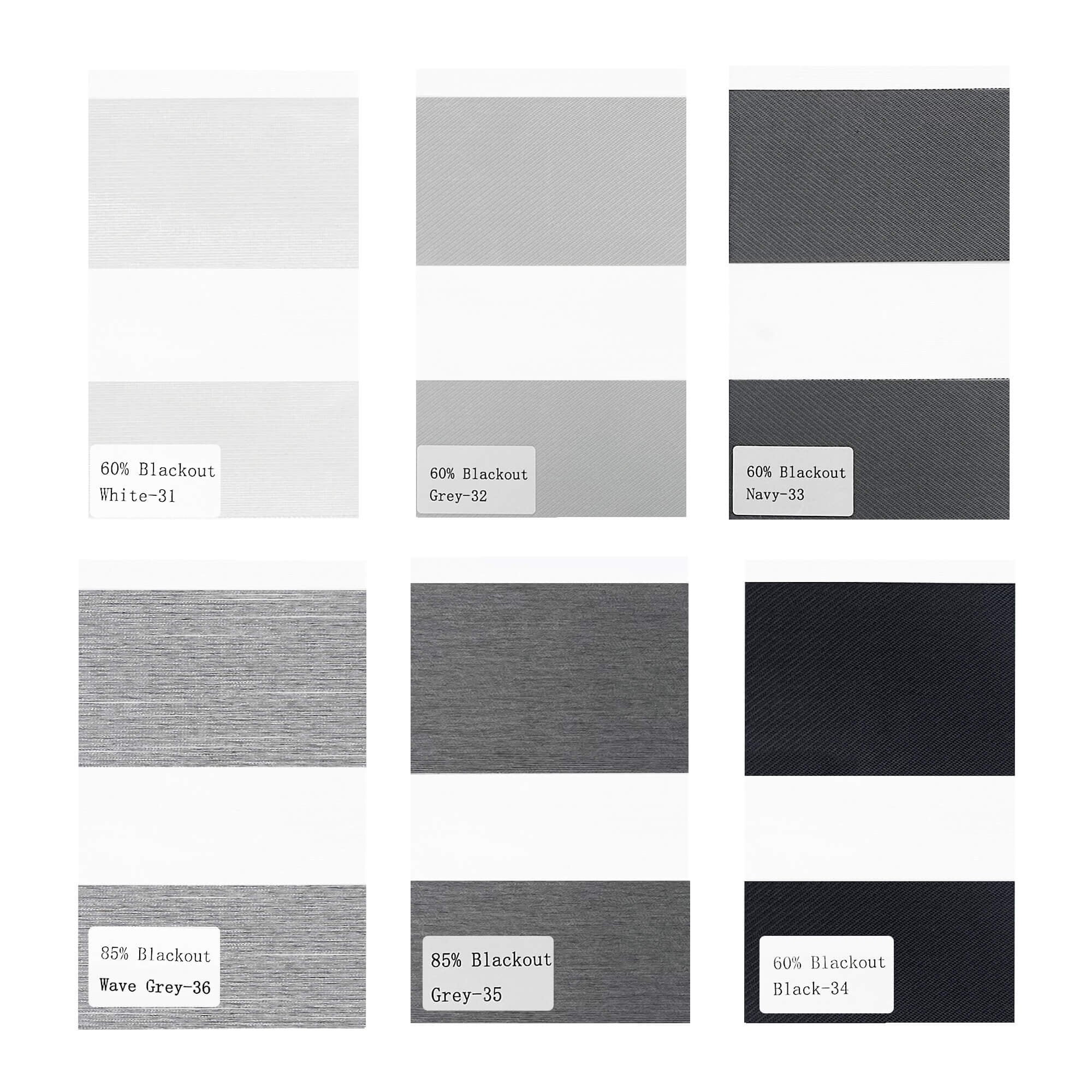 Motorized Blinds Zebra Fabric Swatch