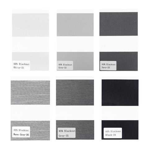 Motorized Blinds Zebra Fabric Swatch