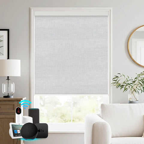 Bringnox Motorized Roller Shades 100% Blackout Westray