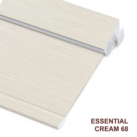 Bringnox No Drill Motorized Roller Shades 70% Blackout Essential