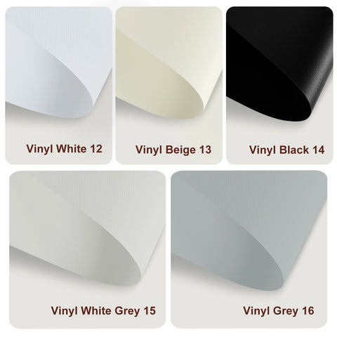 Bringnox Motorized Roller Shades 100% Blackout Vinyl Fabtic