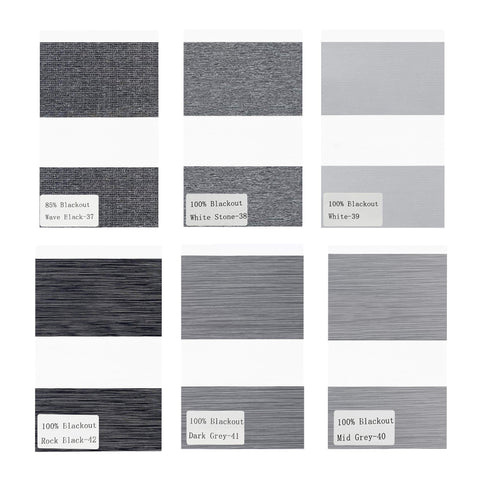 Motorized Blinds Zebra Fabric Swatch