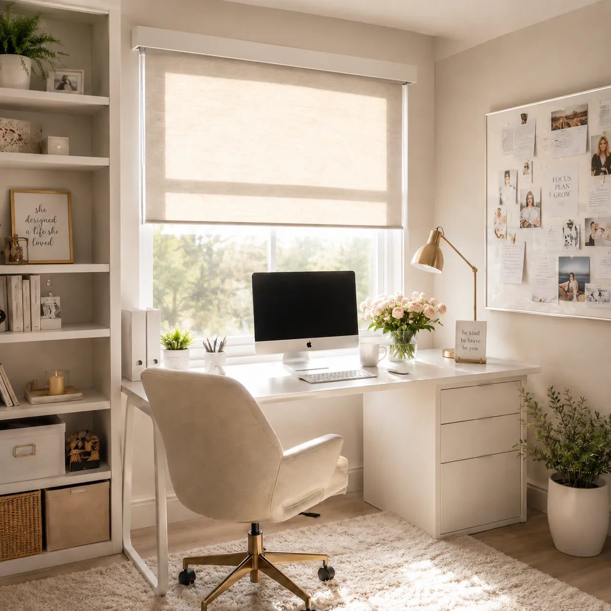 How to Choose the Right Window Treatments for Your Home Office?