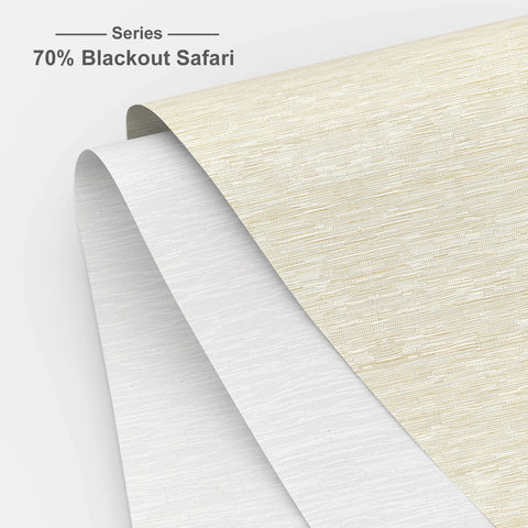 Bringnox Motorized Blinds Light Filtering Fabric Swatch