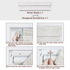 Bringnox No Drill Motorized Roller Shades 100% Blackout Baltimore