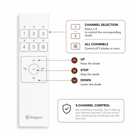 Bringnox FlexGroup 5-Channel Remote