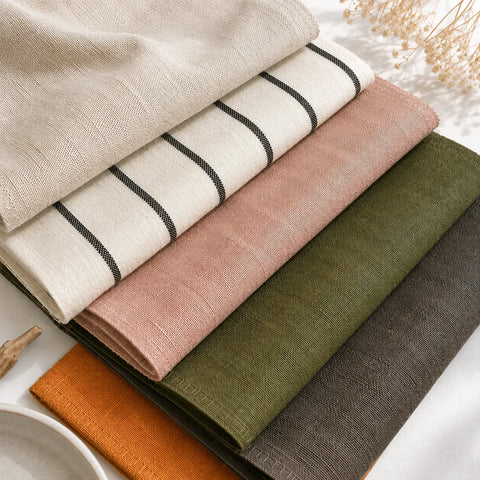 Bringnox 50%/70%/100% Blackout Motorized Linen Roman Shades
