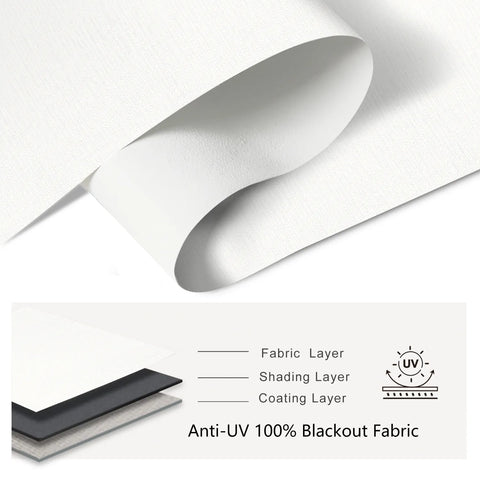 Bringnox Motorized Roller Shades 100% Blackout Westray