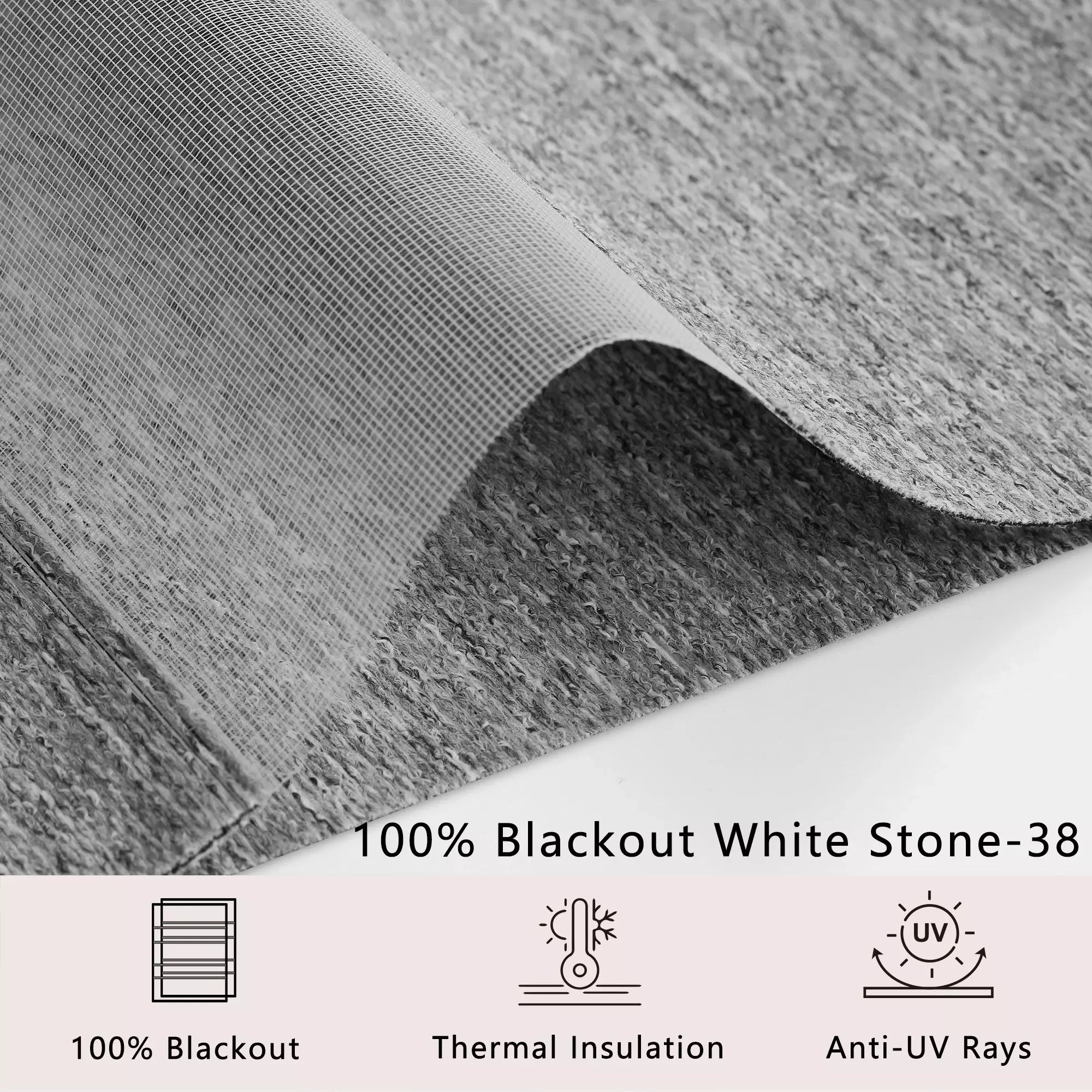 zebra shades white stone