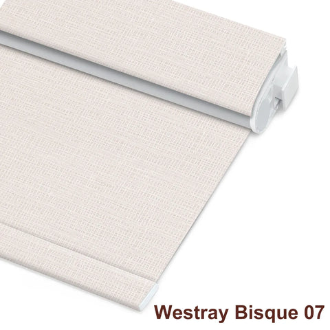 Bringnox No Drill Motorized Roller Shades 100% Blackout Westray