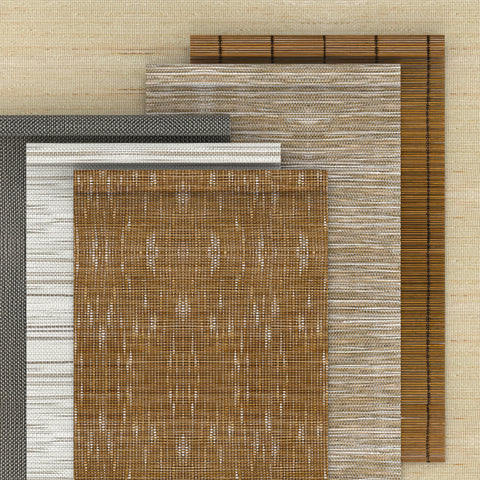 Bringnox Bamboo Woven Wood Motorized Blinds Fabric Swatch