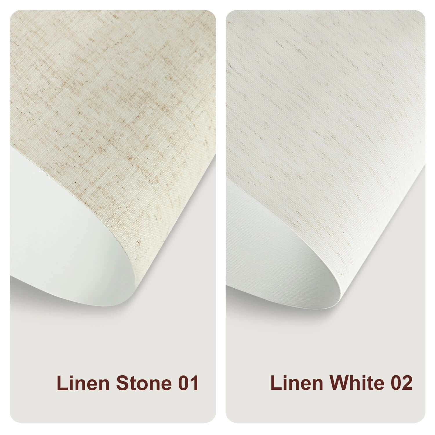 100% blackout motorized blinds linen