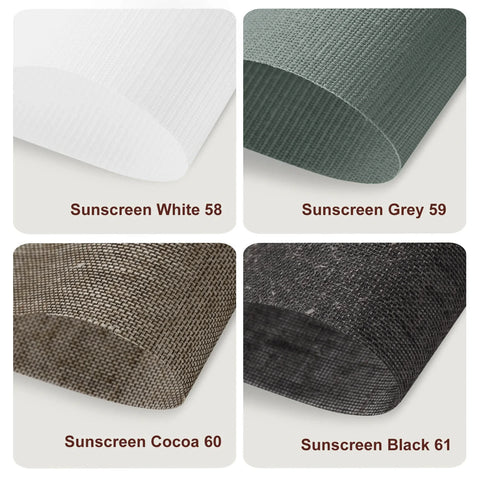 Bringnox Hardwired Motorized Light Filtering Roller Shades 50% Blackout Sunscreen