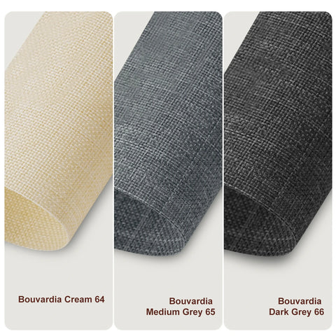 Bringnox Motorized Light Filtering Roller Shades 70% Blackout Bouvardia Detail