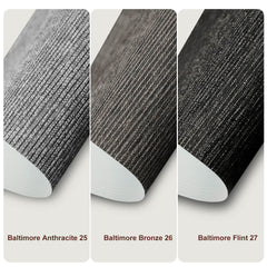 Bringnox Hardwired Motorized Roller Shades 100% Blackout Baltimore