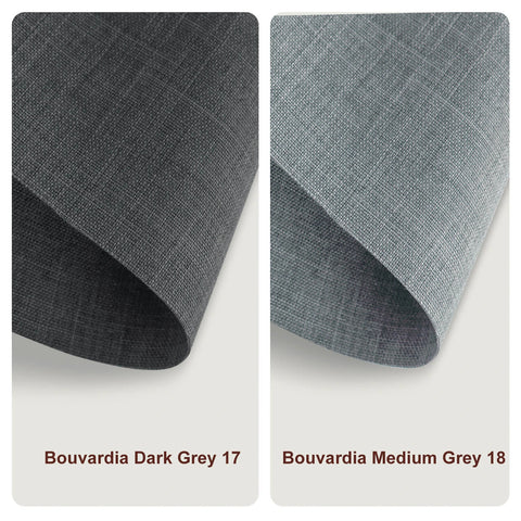 No Drill Motorized Roller Shades 100% Blackout Bouvardia Detail