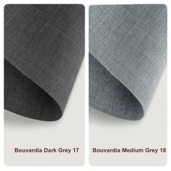 Bringnox Hardwired Motorized Roller Shades 100% Blackout Bouvardia