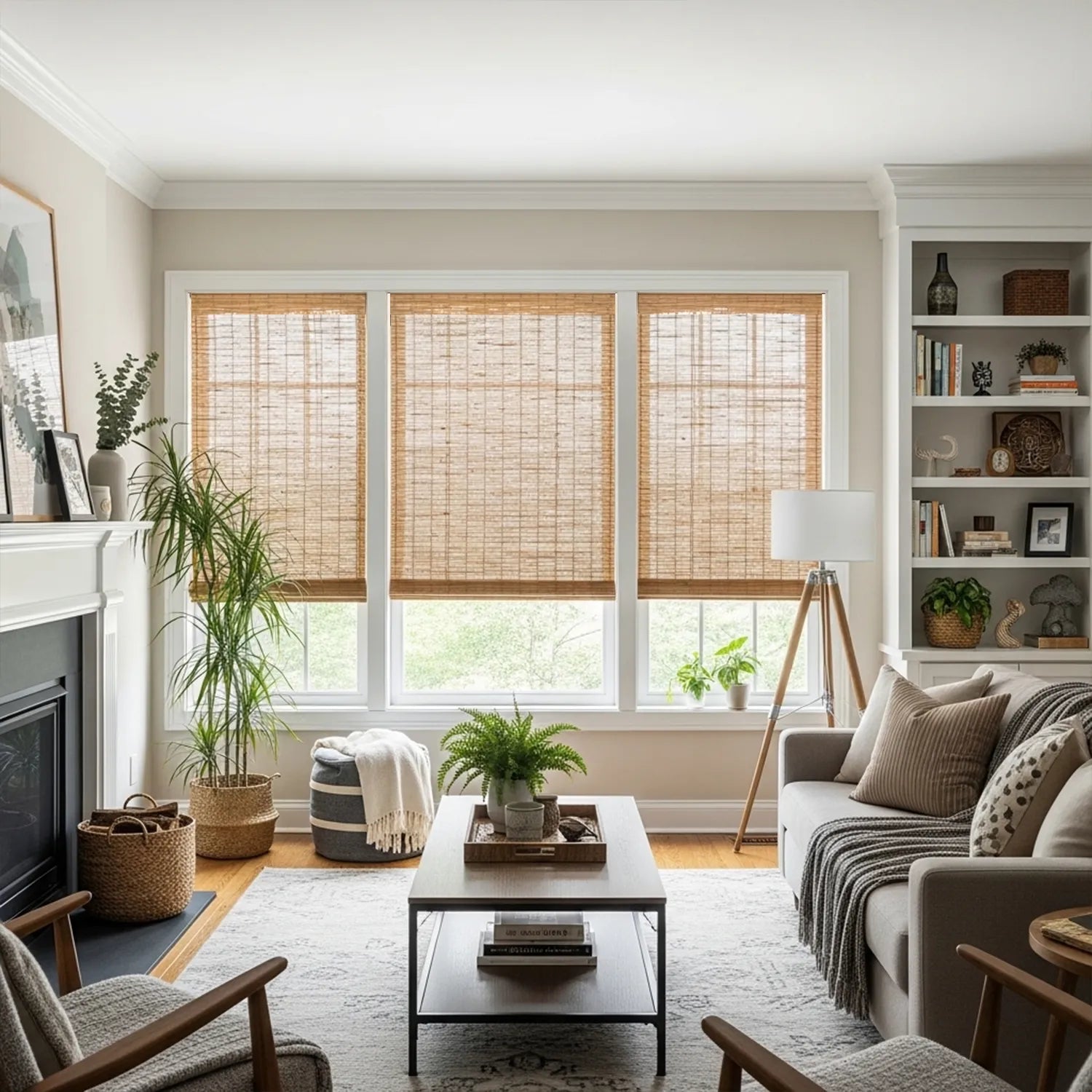 bringnox woven shades for the living room room