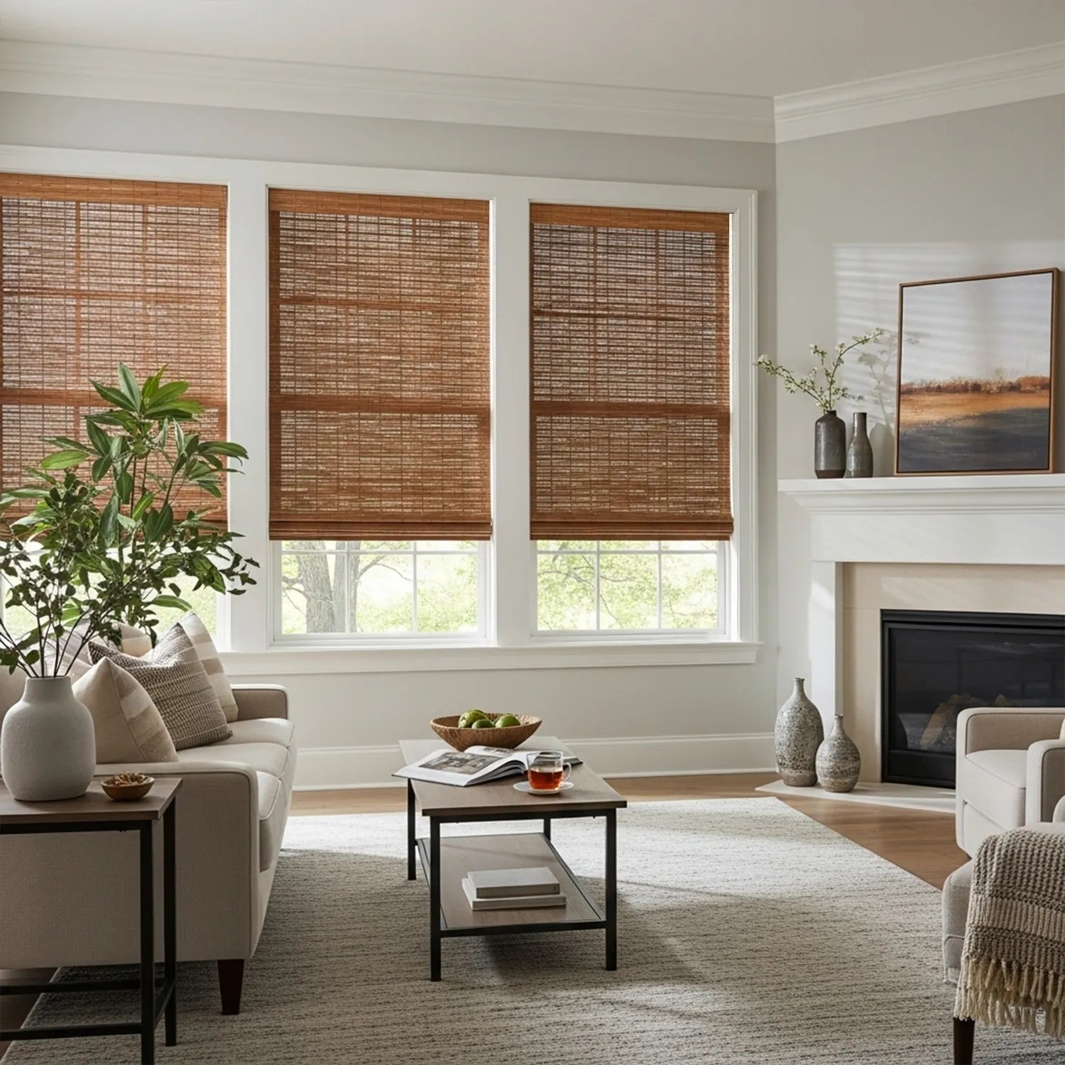 bringnox woven shades for living room