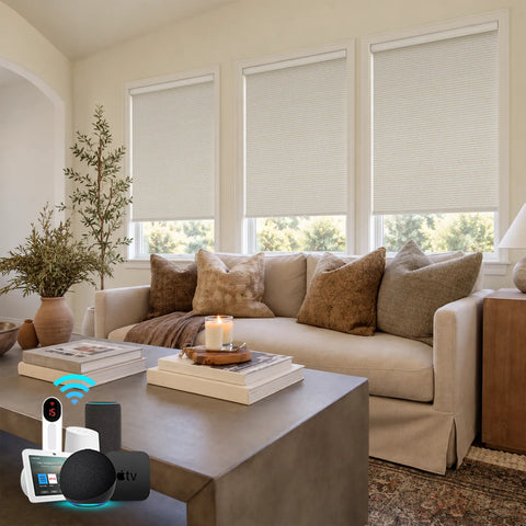 Bringnox Motorized Roller Shades 100% Blackout Linear