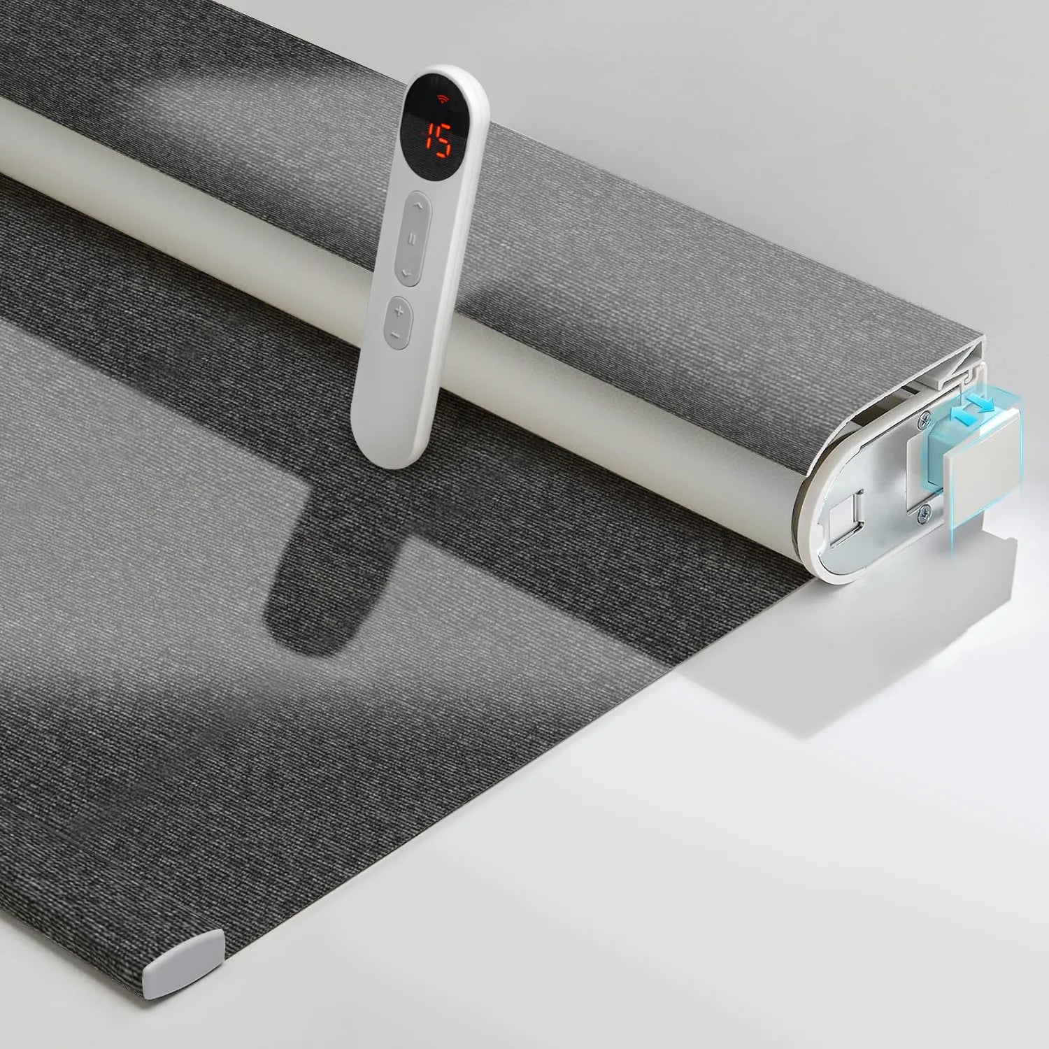 Bringnox No Drill Motorized Roller Shades 100% Blackout Baltimore