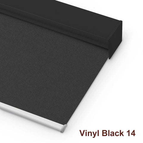 blackout motorized shades black