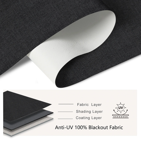Bringnox Manual Roller Shades 100% Blackout Baltimore
